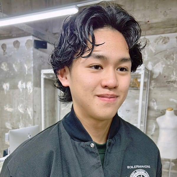 【メンズパーマ】　人気のミディアムパーマ