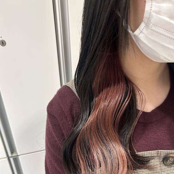 イヤリングカラー ピンク