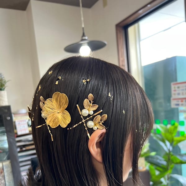 ボブヘアアレンジ