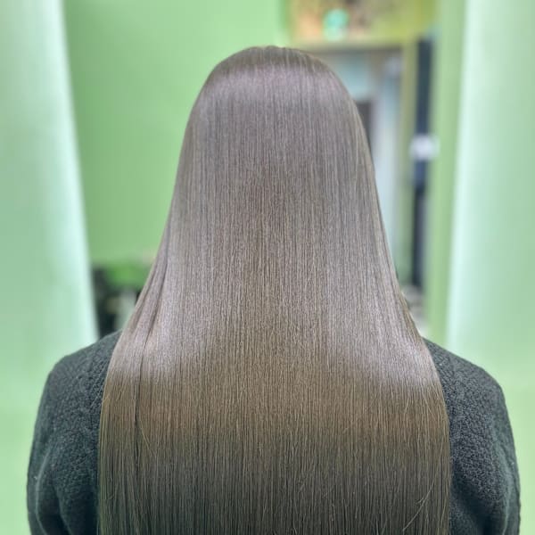 髪質改善カラー/髪質改善酸熱トリートメント/ケアカラー