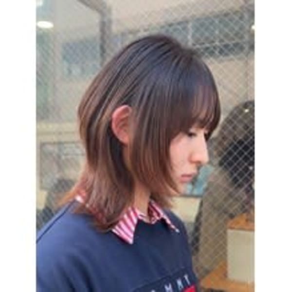 ミディアムレイヤー 武井【20代30代40代/髪質改善】