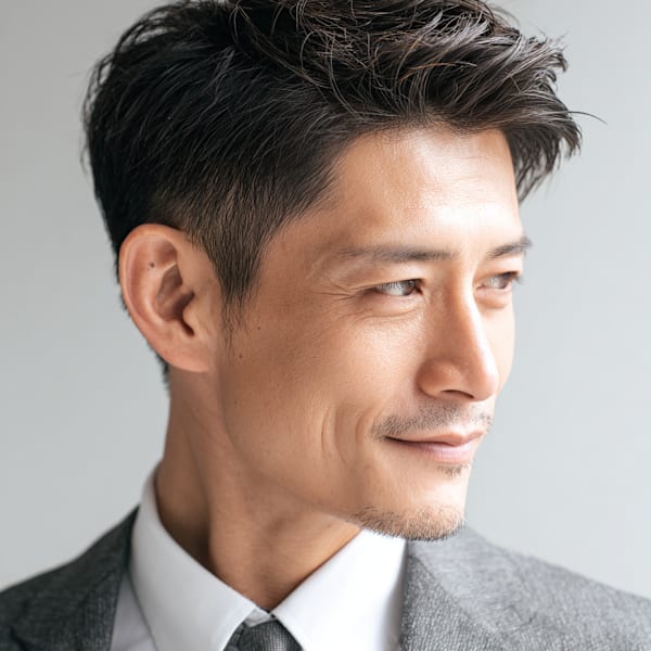 ナチュラルメンズショート