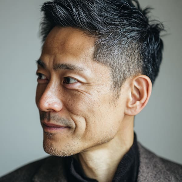 40代メンズナチュラルショート