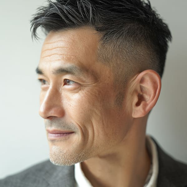 大人メンズビジネスヘア
