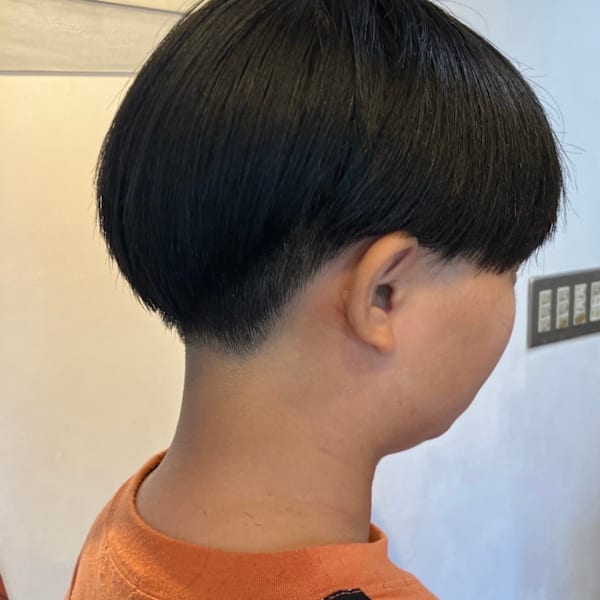 S'グラデ(マッシュ×ツーブロック×手刈り)