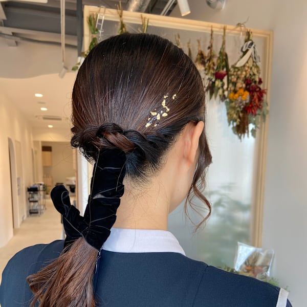 ヘアセット×編み下ろし