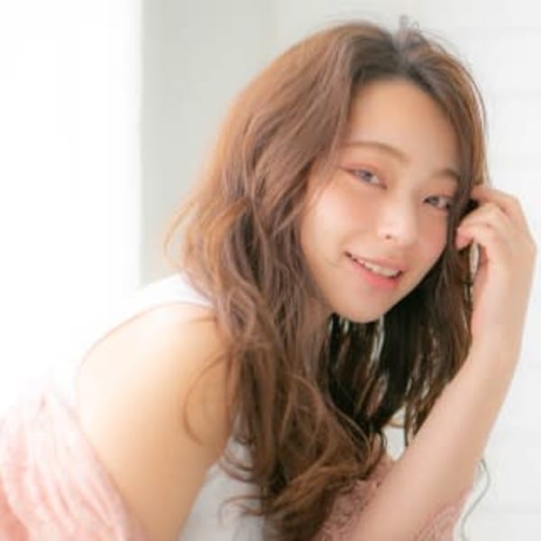 透明感カールロング