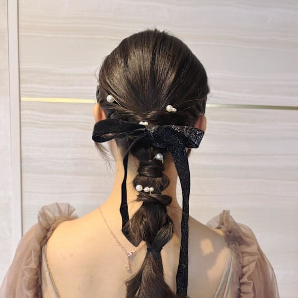 《あやね》ヘアセット／編みおろし