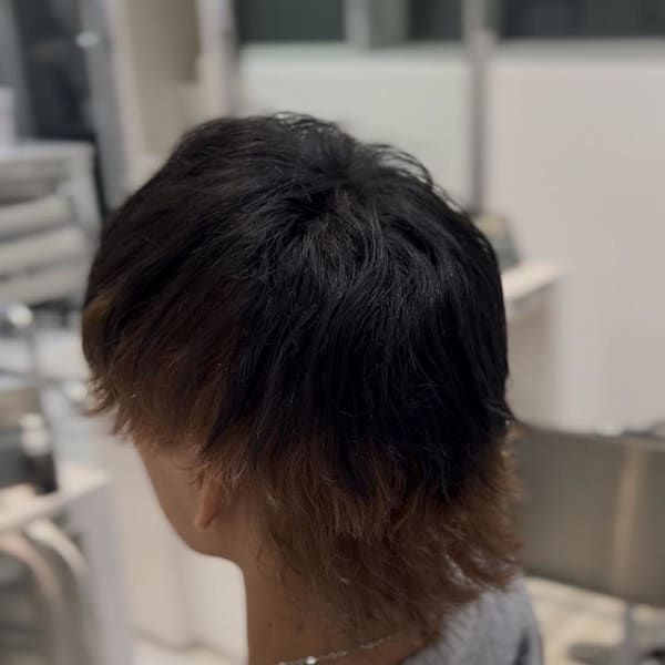 インナーカラーウルフ