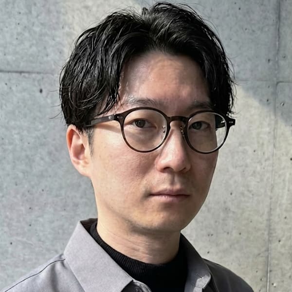 メンズ黒髪フェザービジネスショート＃9