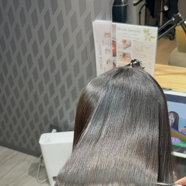 髪質改善ストレート
