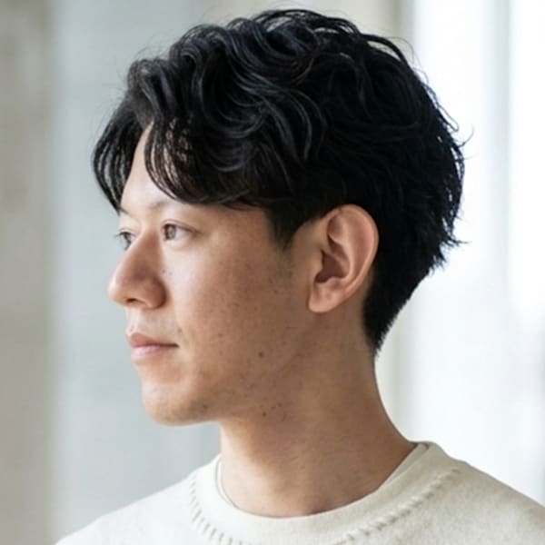 メンズ軽やかフェザーマッシュ♯63