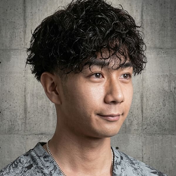 メンズスパイラルパーマ×マッシュフェード♯67