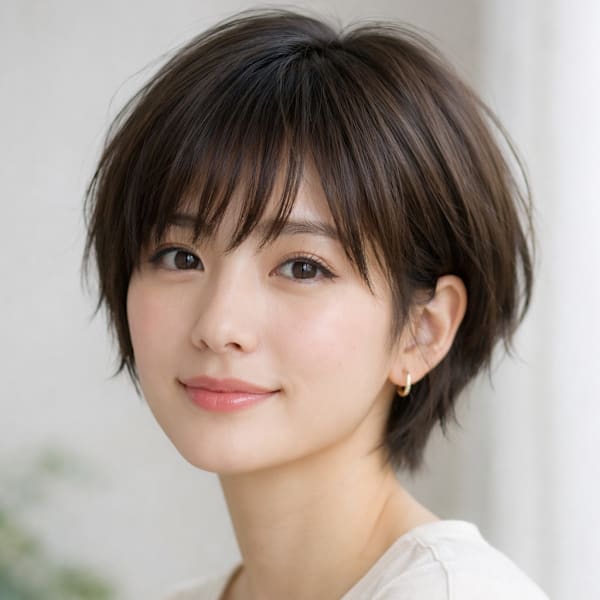 ショート何もしなくても可愛い」を作れる今どきヘア|au 美容室