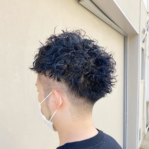 メンズショートスパイラル