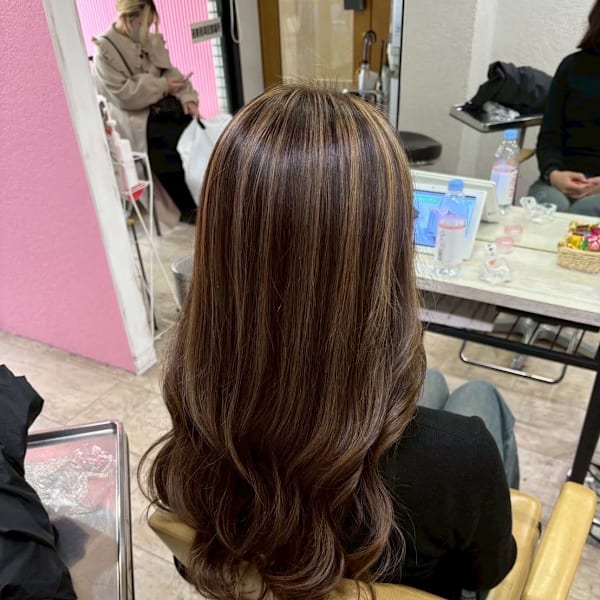 ハイライトカラーデザインカラー|agir hair 所沢 【アジールヘア】 所沢プロペ通り店