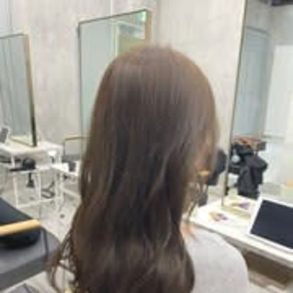 【艶髪イノアカラー】韓国風グレージュカラー