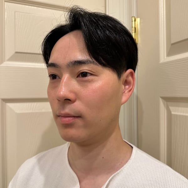 ナチュラルにキマる。好印象センターパートマッシュ|アットグラーロ名古屋大須店