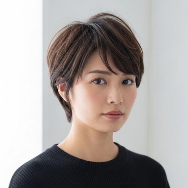 大人ショート[ショート/ボブ/白髪染め/白髪ぼかし/川越]|visco