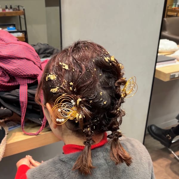 【藤沢ヘアセット】個性的ボブアレンジ