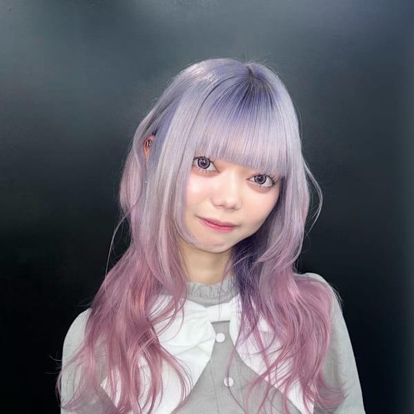 ルーツカラー　ブリーチカラー　デザインカラー　姫レイヤー