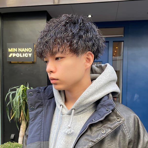 無造作ツイストスパイラルマッシュ