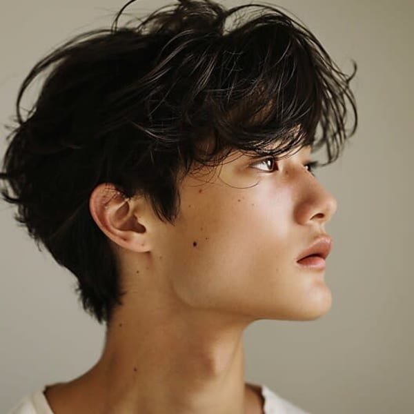 アンニュイな色気を纏う、ルーズウェーブ・マッシュ