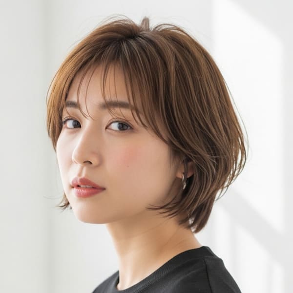 ショートボブ　川越