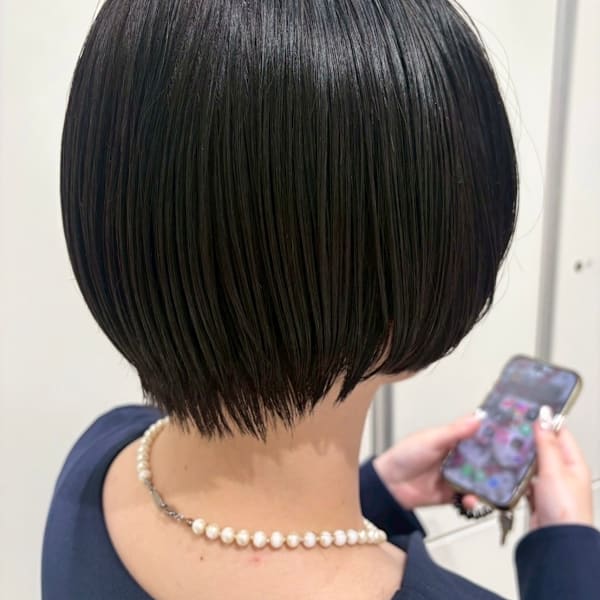 丸みショート×山本かほ