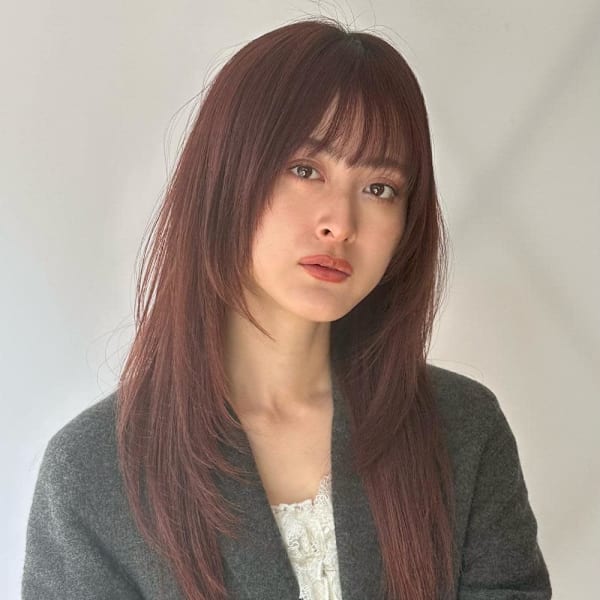 ロングレイヤー 髪質改善 髪質改善ストレート
