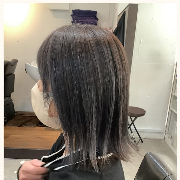 ≪お客様スタイル≫ ブルーグレージュハイライト