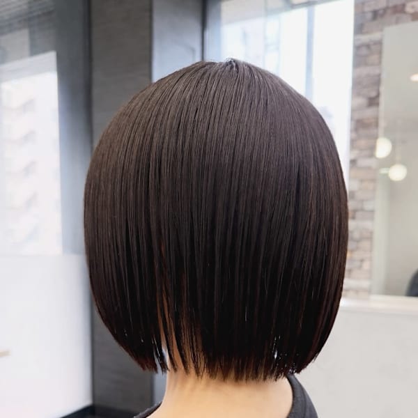 人気爆増中！縮毛矯正で作る話題の【タッセルボブ】|HAIR MAKE ROSY 北18条店