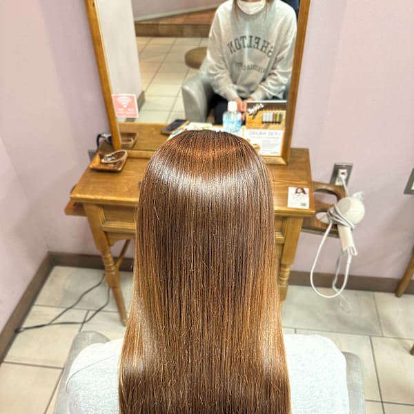 髪質改善ストレート