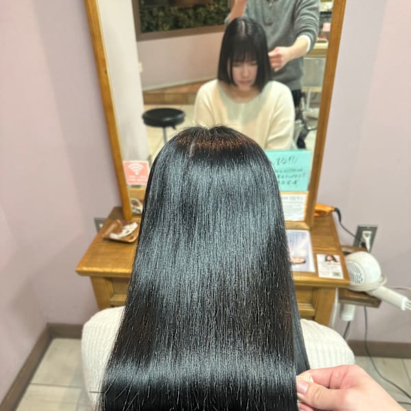 髪質改善ストレート