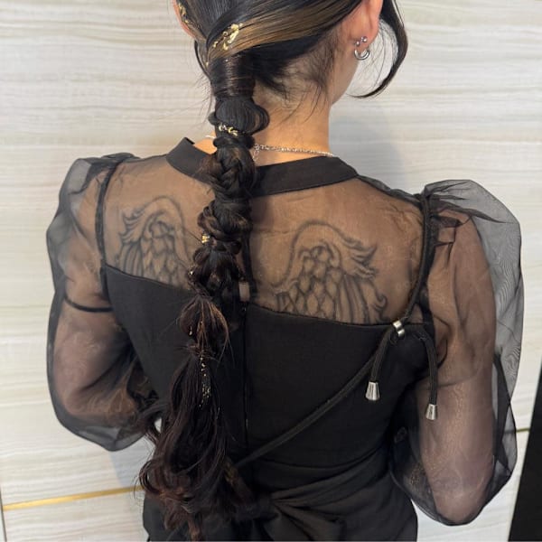 《honoka》タイト編みおろし×金箔