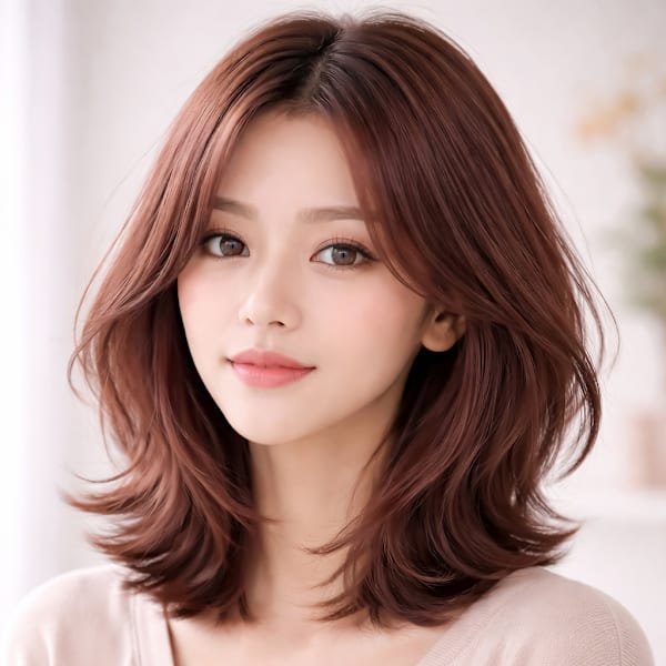 大人のフェースレイヤーカット|au 美容室