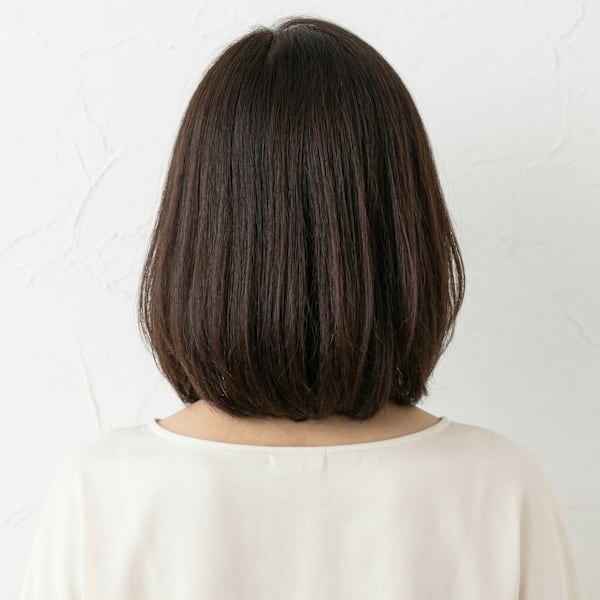 50代大人女性必見！乾かすだけで決まる上品艶ワンレンボブ
