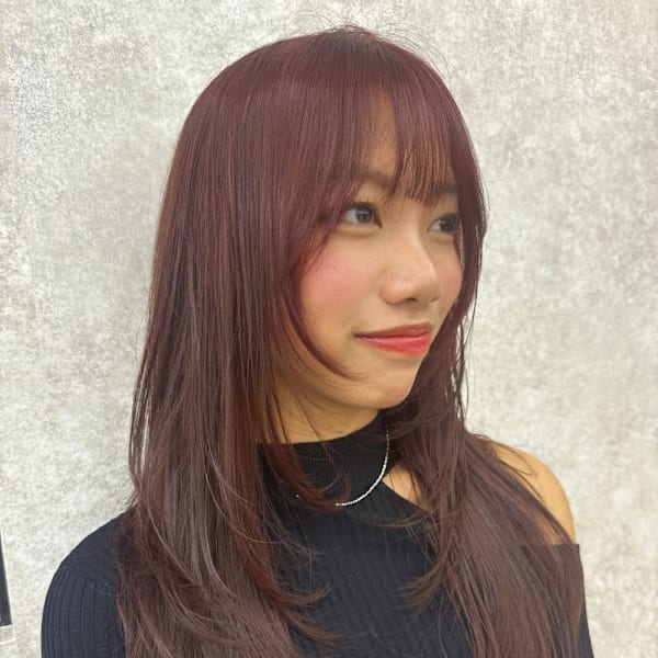 大人ガーリー/似合わせカット/ミディアムレイヤー|Lovis