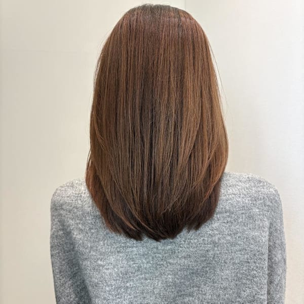 大人の余裕ロングヘア|半個室 rire hair 千早店