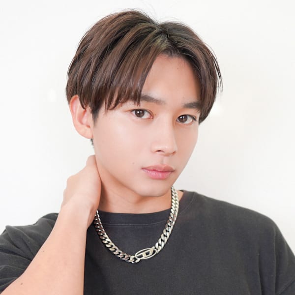 【La fith】刈り上げセンターパート × マッシュ