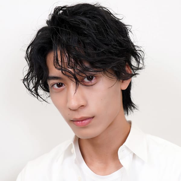 【La fith】メンズカット×シャドウパーマ|La fith hair root 大橋店