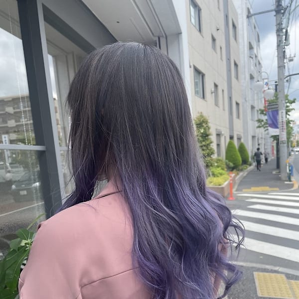 バイオレット×グラデーション