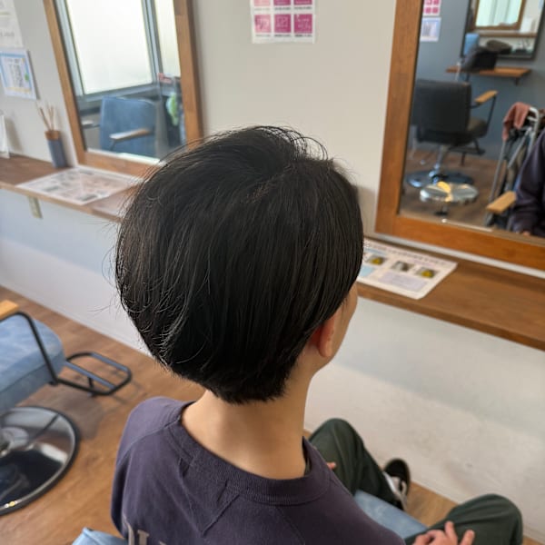 メンズカット／ナチュラルマッシュショート|LeaLea hair&life【レアレア ヘアアンドライフ】