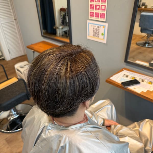 白髪ぼかし/ハイライト+グレーブラウン|LeaLea hair&life【レアレア ヘアアンドライフ】