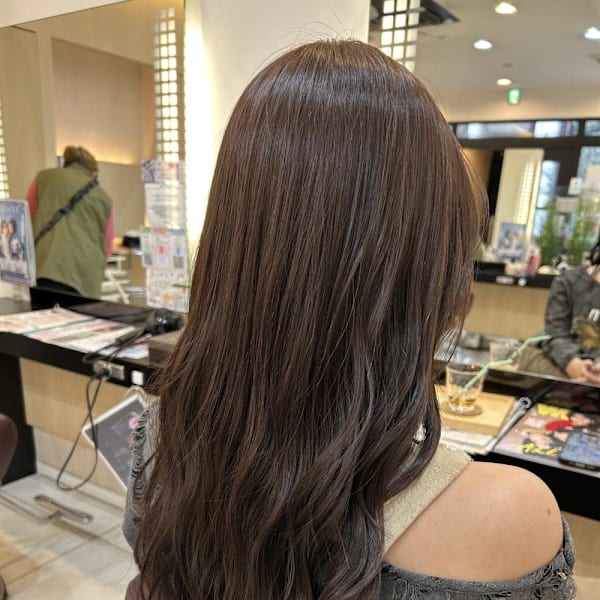 チョコレートモカカラーブリーチなしカラー