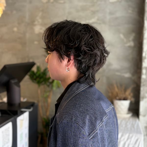 綾野剛風パーマ/シャドウパーマ