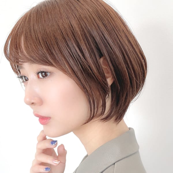 韓国風ショートボブ×髪質改善レイヤーボブ|B-WORLD