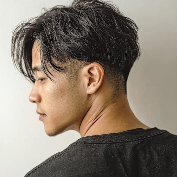 前髪は長めに残したいけど横と後ろは短くしたい方