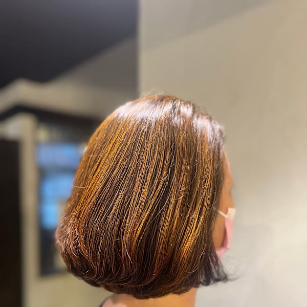 【まとまり×ツヤ感の大人ボブ】