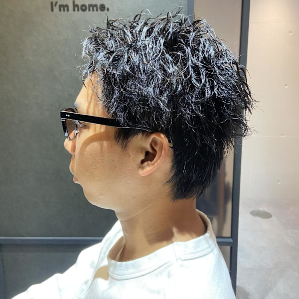 短髪ツイスパ|半個室型美容室 Sourire 和白店